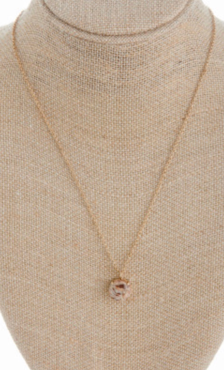 Stone Pendant Necklace