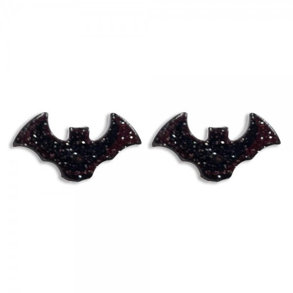 Glitter Bat Earrings