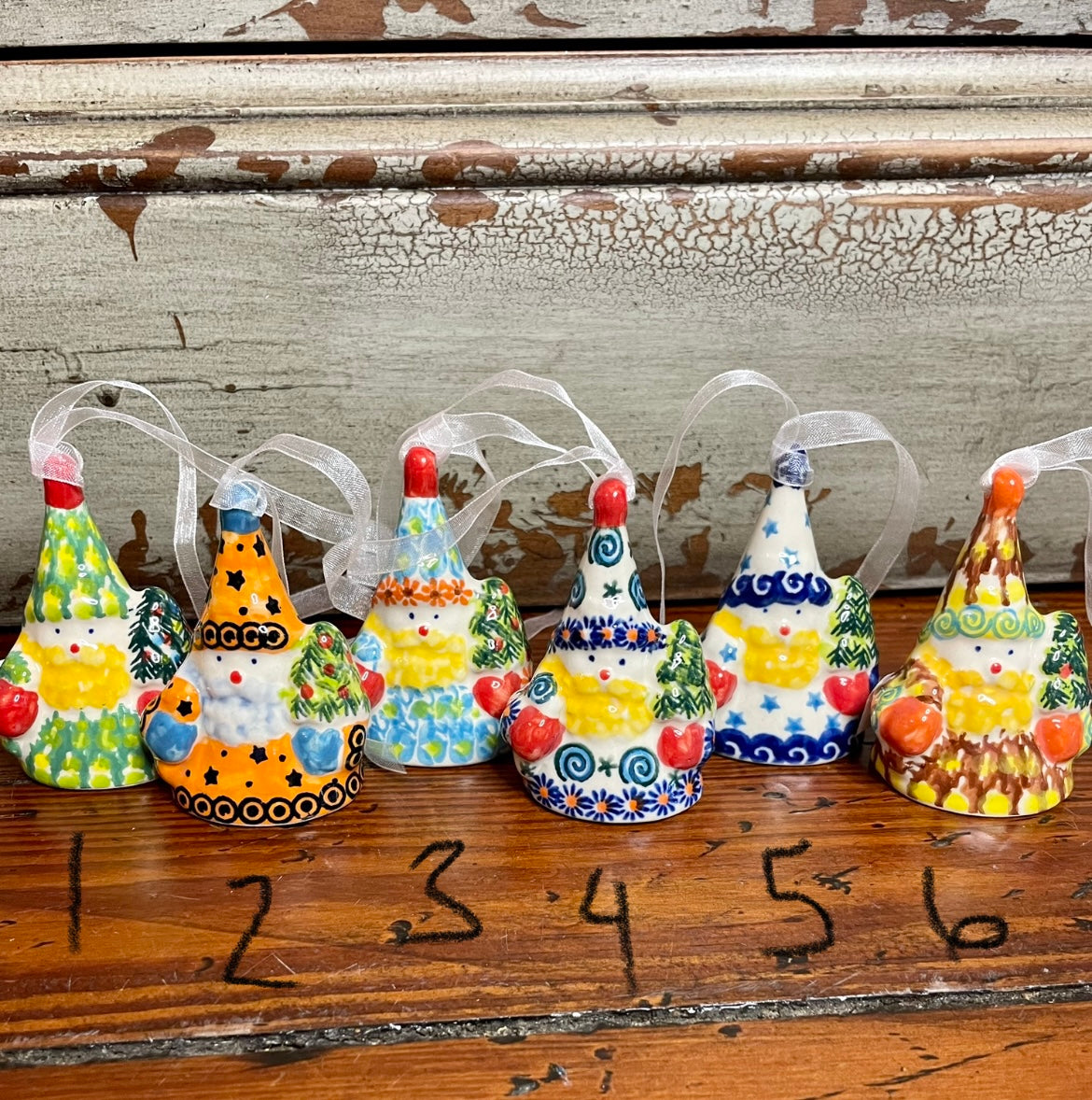Kalich Santa Ornaments