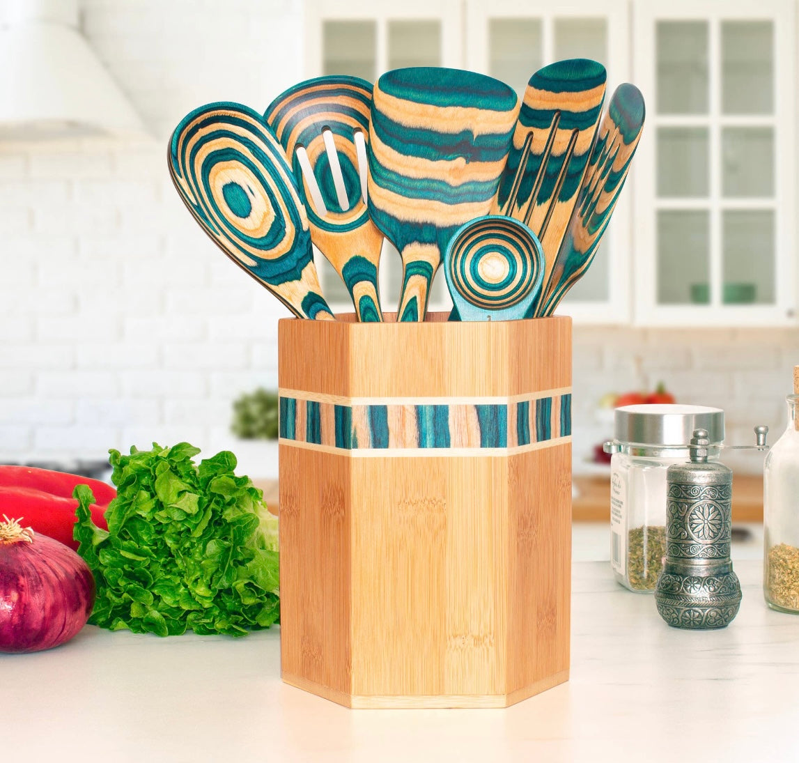 Mykonos Utensil Holder