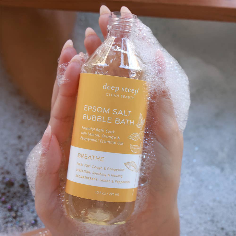 Epsom Salt Bubble Bath - Breathe 10 fl oz