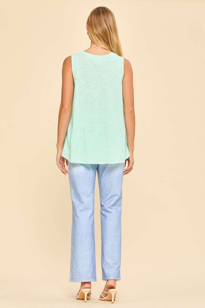 V-Neck Cotton Top