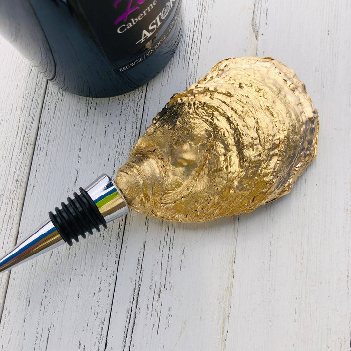 Oyster Wine Stopper--Vibrant Chinoiserie