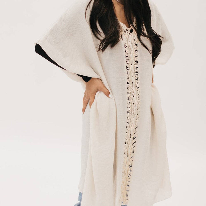 Sunday In Naples Crochet Kimono Wholesale