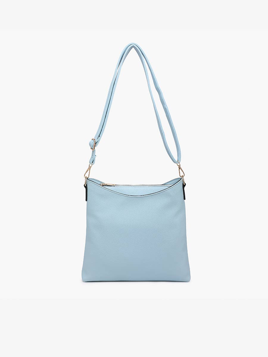 Emma 3 Compartment Crossbody w/ Snap Closure
