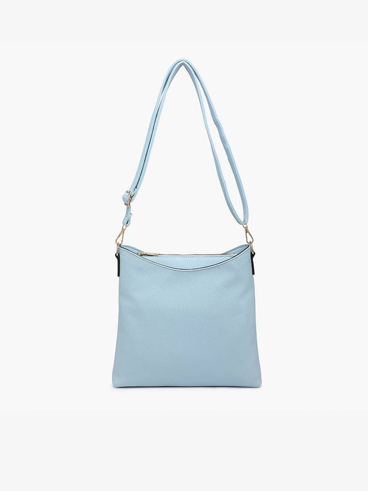 Emma 3 Compartment Crossbody w/ Snap Closure