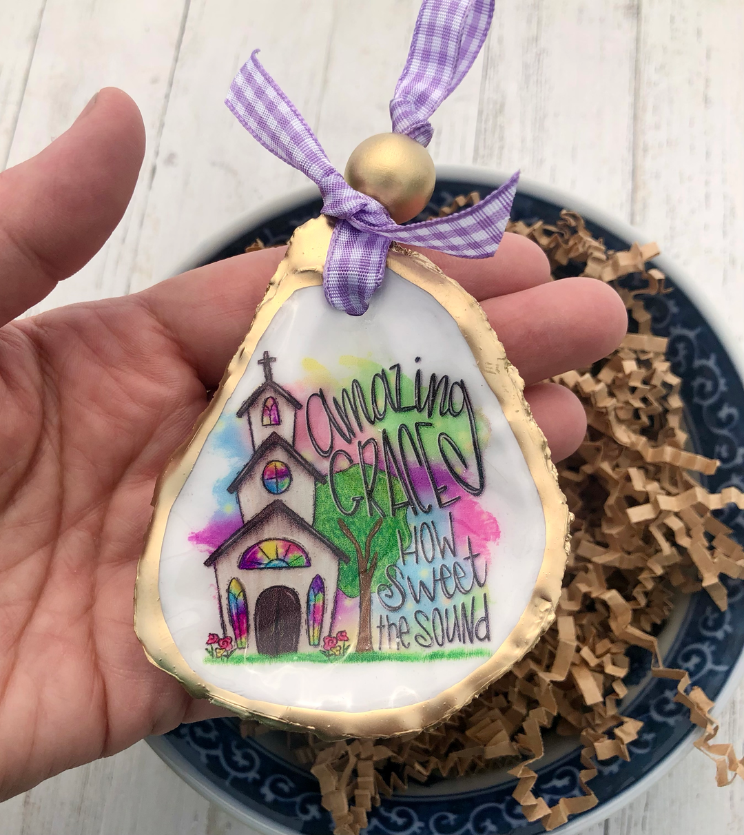 Oyster Ornament | Amazing Grace