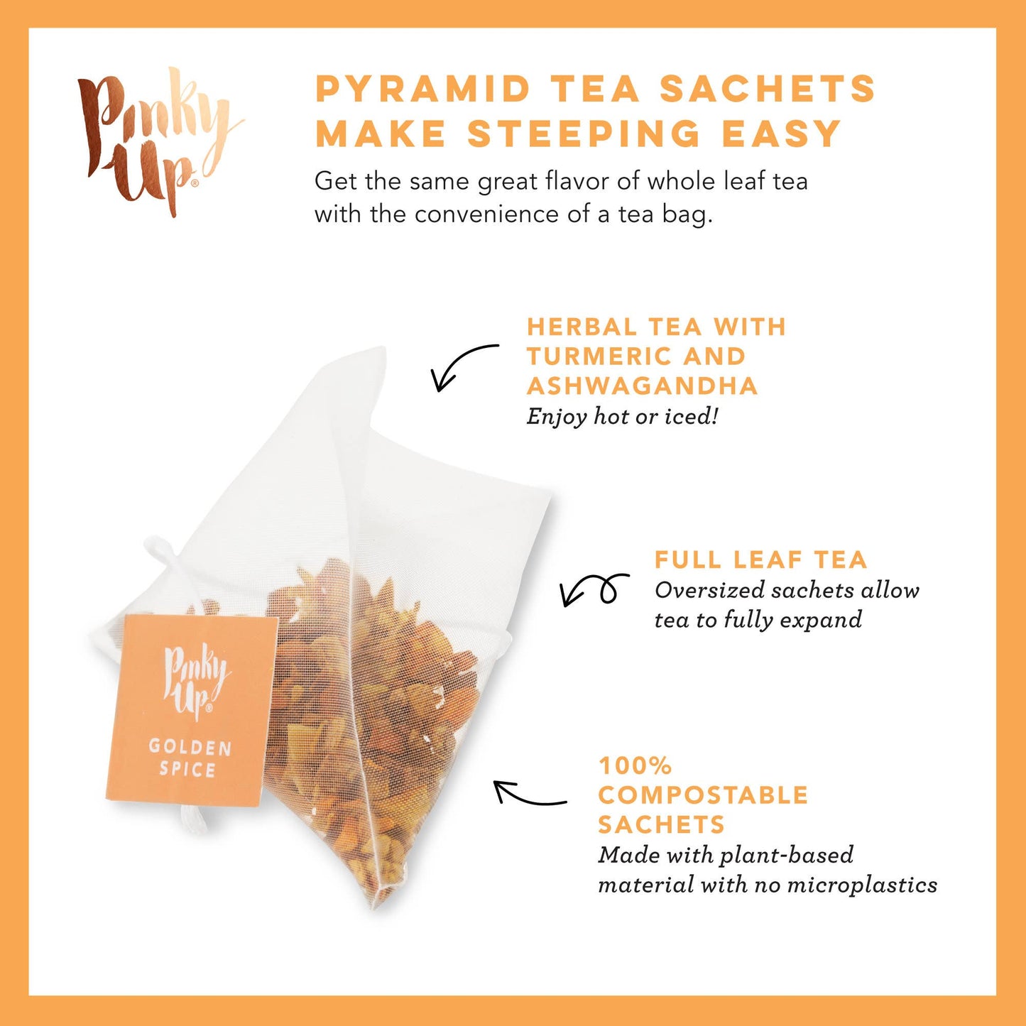 Golden Spice Herbal Tea 15 Sachets