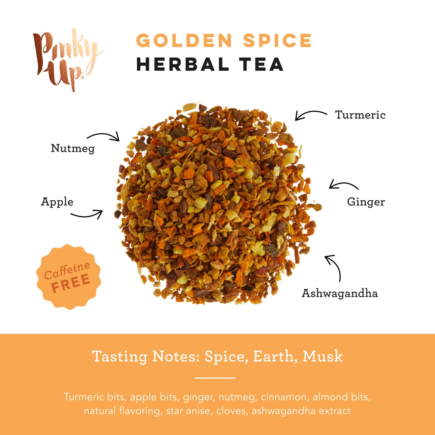 Golden Spice Herbal Tea 15 Sachets