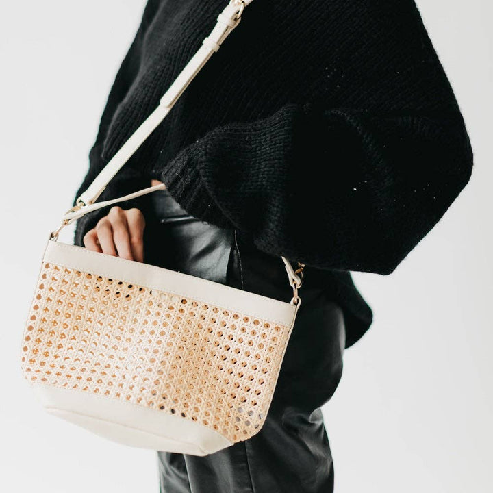 Bryce Woven Bucket Bag