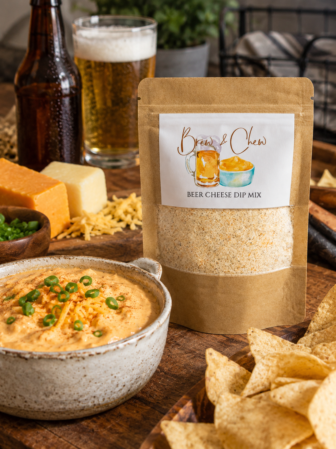 Brew &amp; Chew Beer Cheese Dip Mix | Gourmet Party Dip