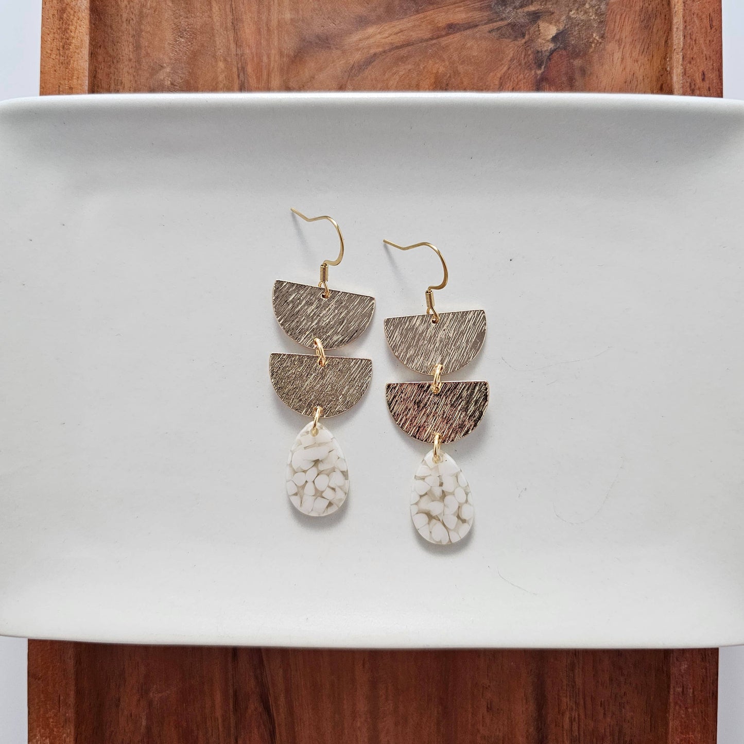 Aria Earrings - Pebble // Spring, Summer