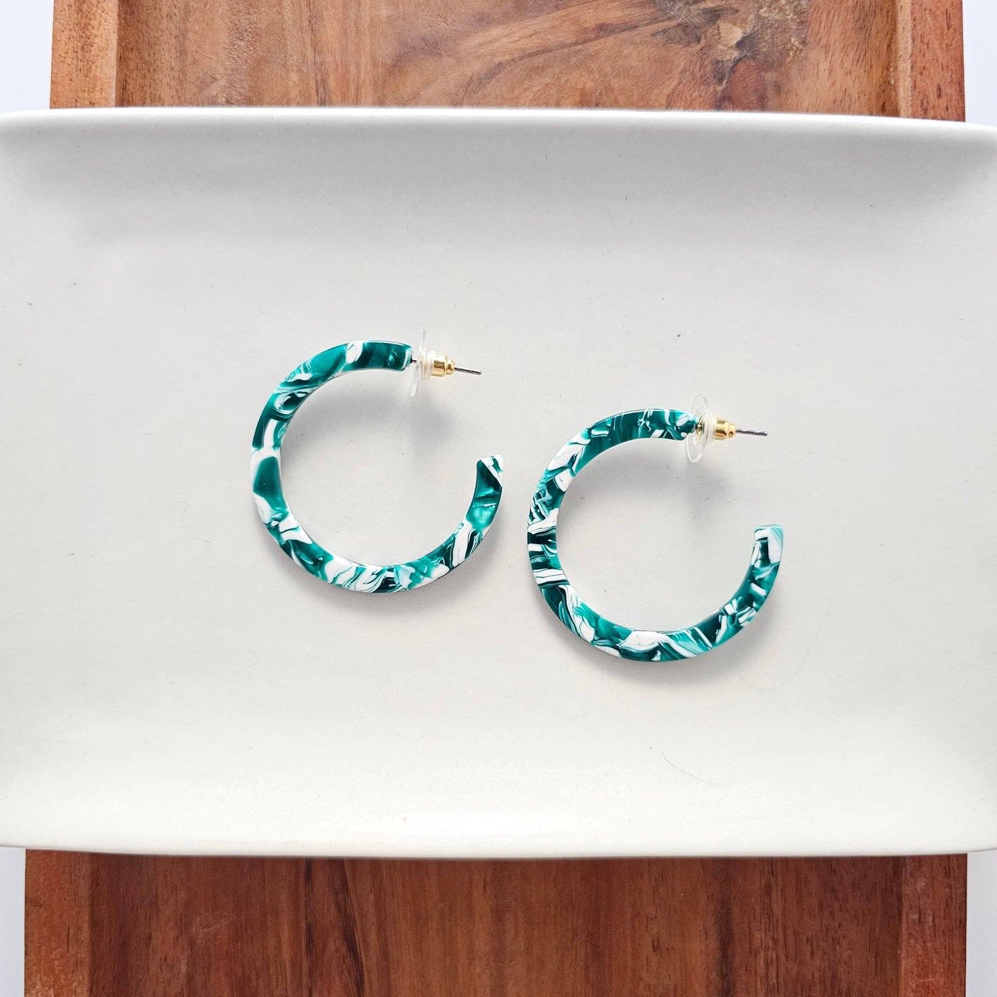 Camy Hoops - Sea Green