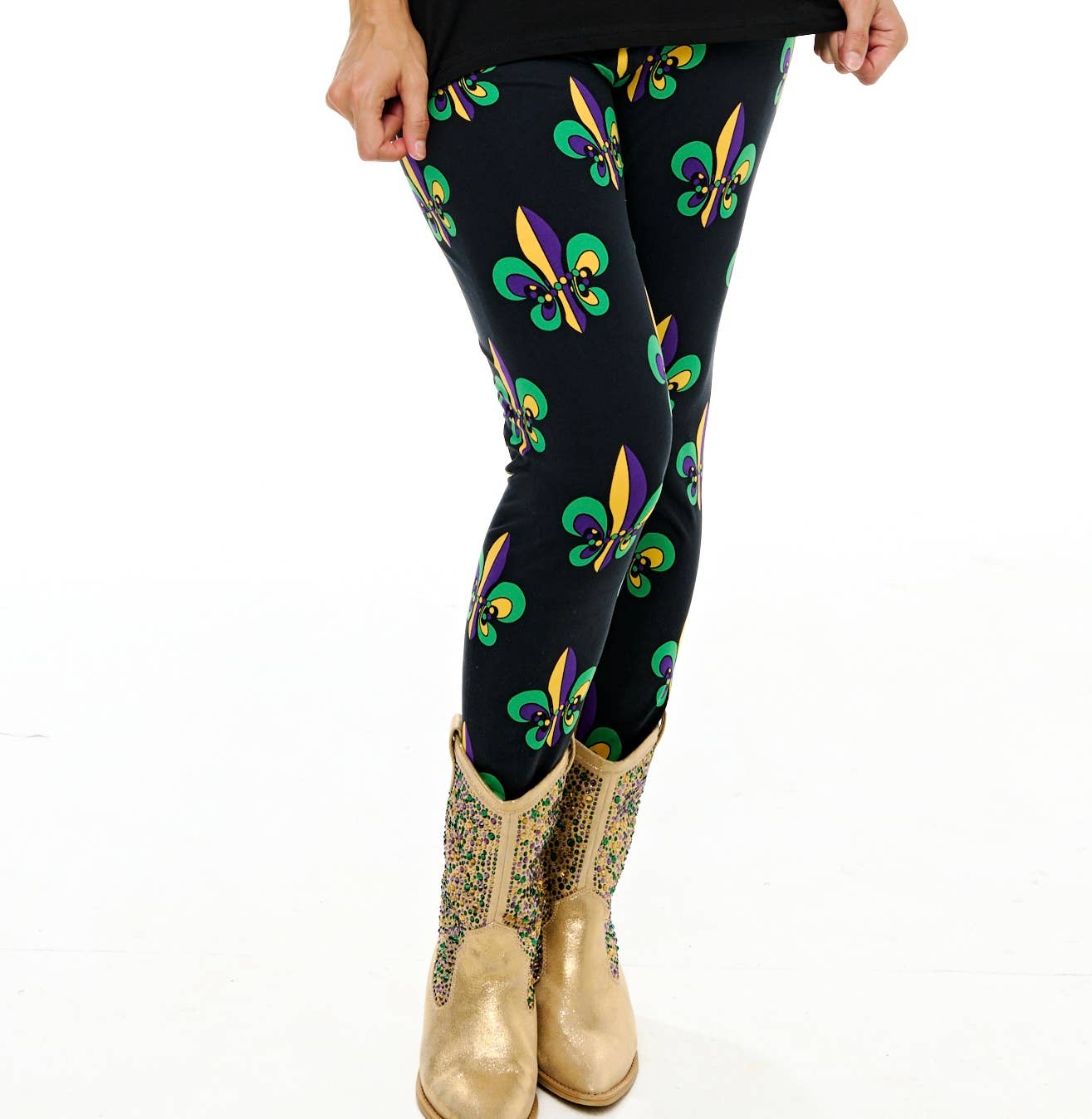 Fleur De Lis Leggings