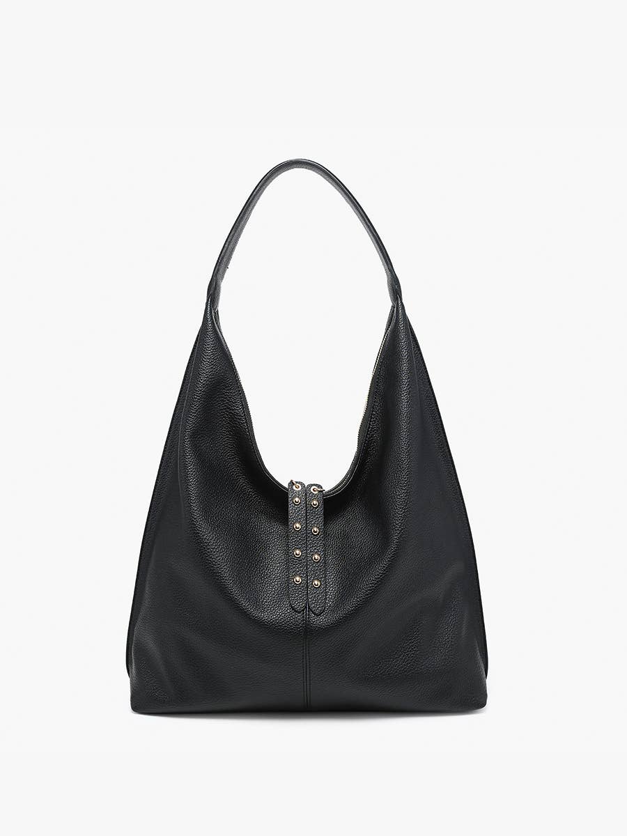 Tori Slouchy Hobo w/ Studded Tassels