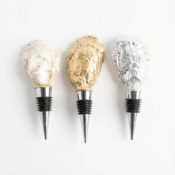 Crabby Catch Oyster Shell Wine Stopper