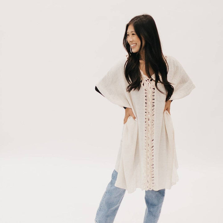 Sunday In Naples Crochet Kimono Wholesale