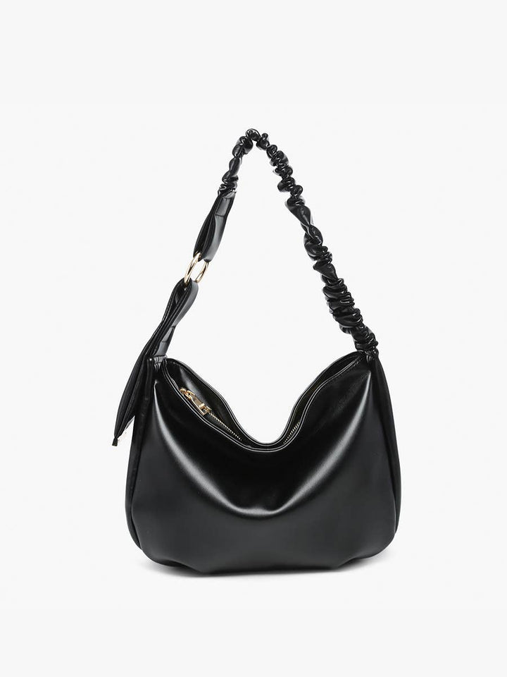 Jakarta Slouchy Shoulder Bag – Ruched Handle