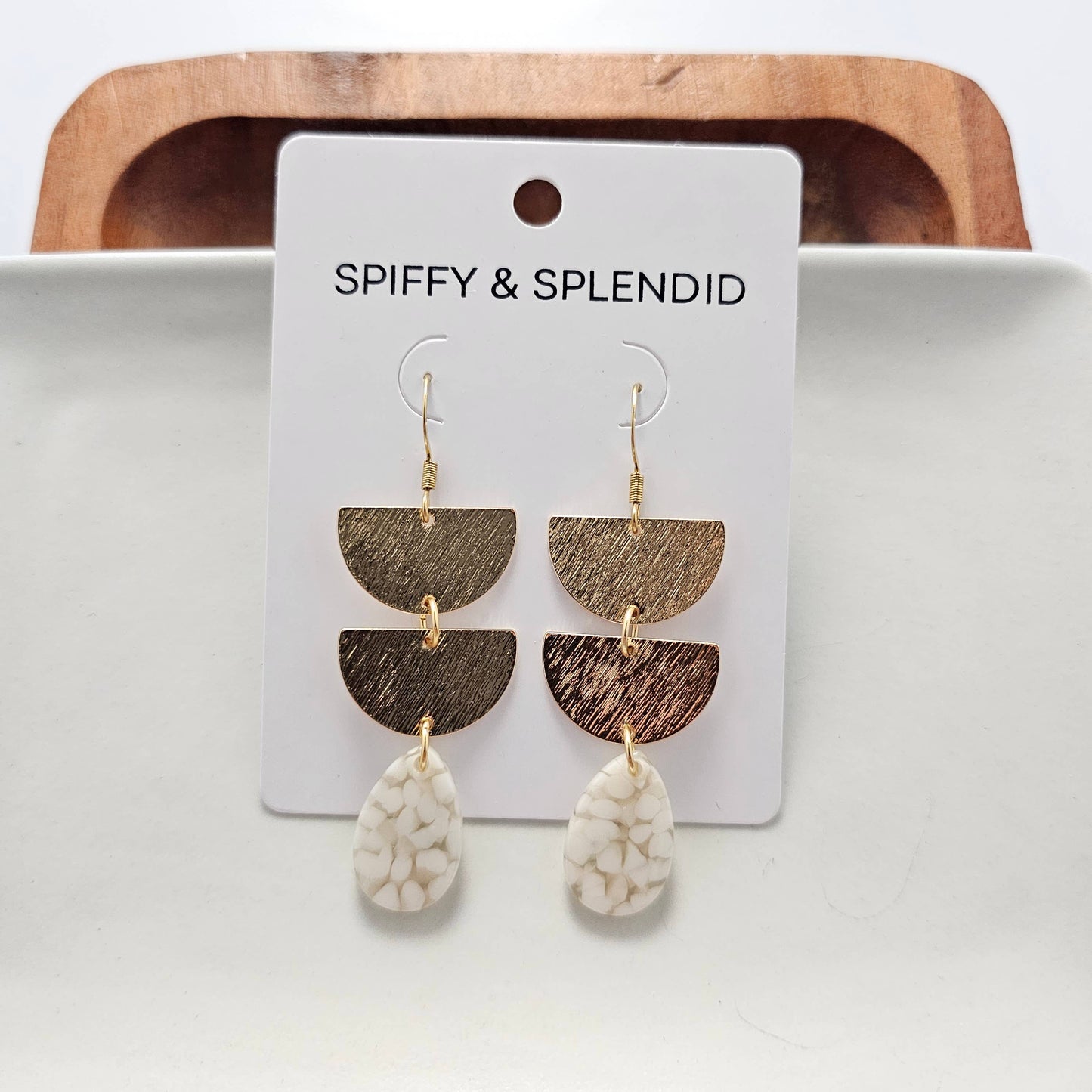 Aria Earrings - Pebble // Spring, Summer