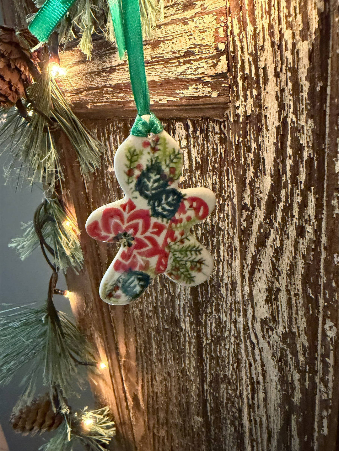 Polish Pottery Gingerbread Ornament