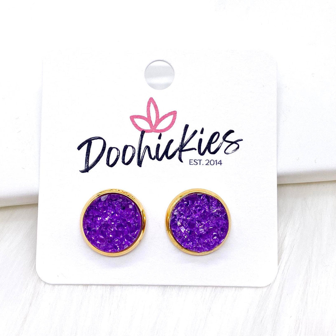 12mm Sparkle Spirit Studs -Earrings