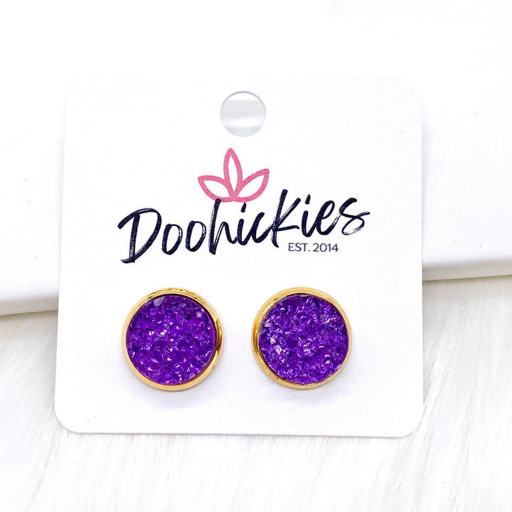 12mm Sparkle Spirit Studs -Earrings
