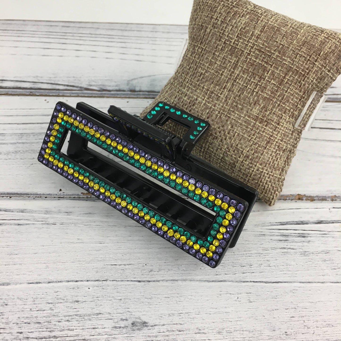 Mardi Gras Hair Clip