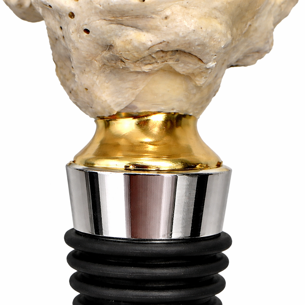 Crabby Catch Oyster Shell Wine Stopper