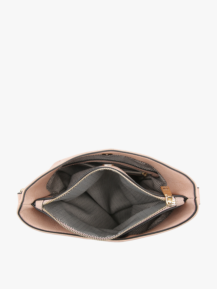 Emma 3 Compartment Crossbody w/ Snap Closure