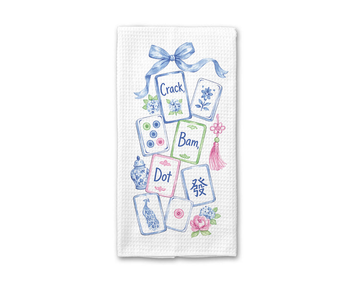Mahjong Crack Bam Kitchen Towel