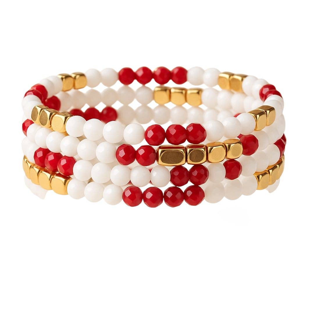 Gameday Beaded Bracelet