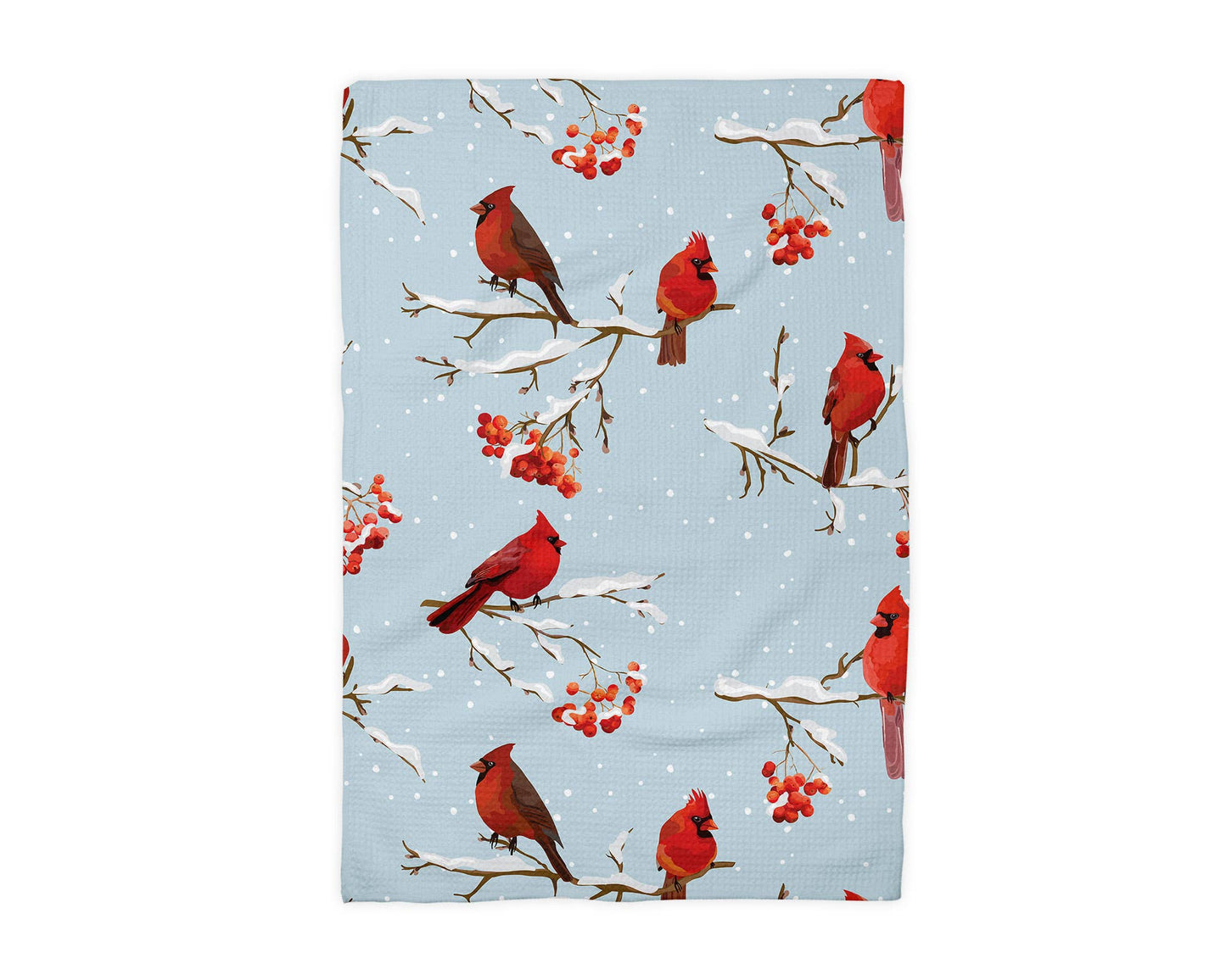 Cardinal Christmas Kitchen Towel
