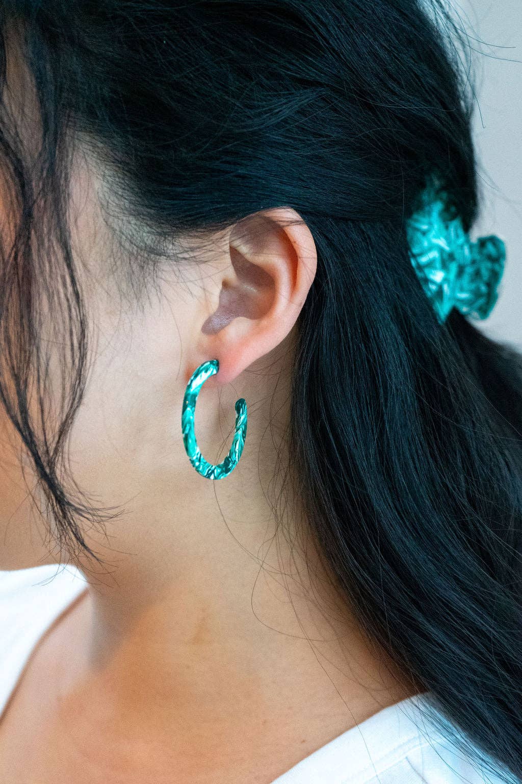 Camy Hoops - Sea Green