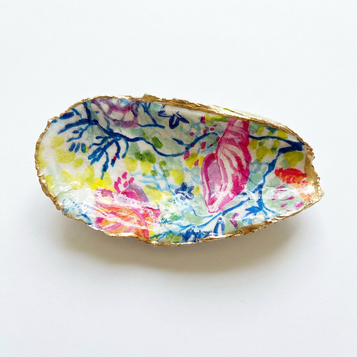Undersea Shells Oyster Shell Jewelry Dish