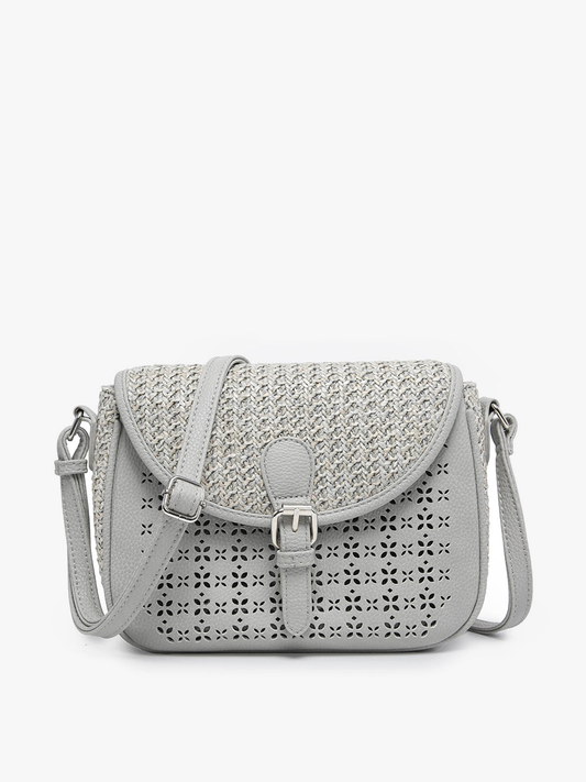 Carolina Woven Lasercut Crossbody