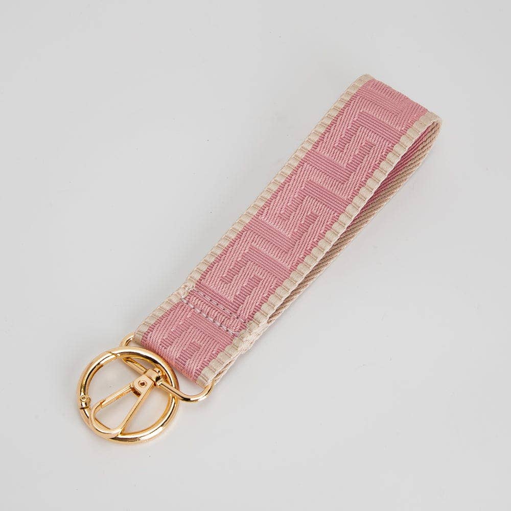 Geometric Wristband Keychain