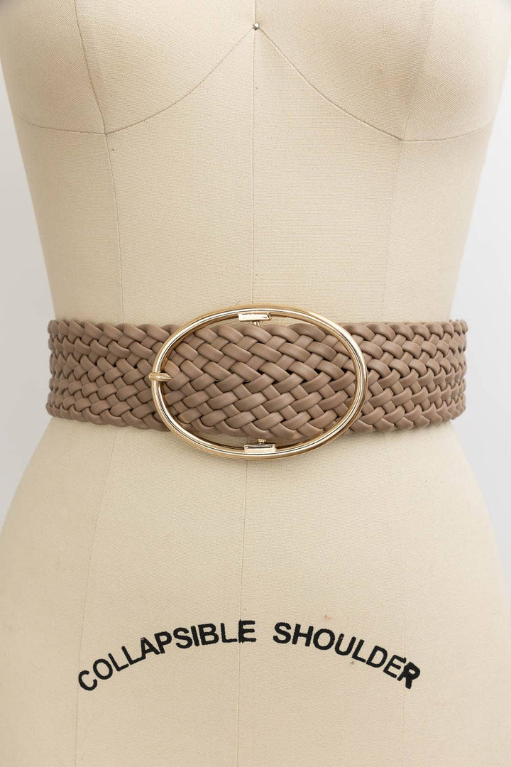 Wide Braided Belt