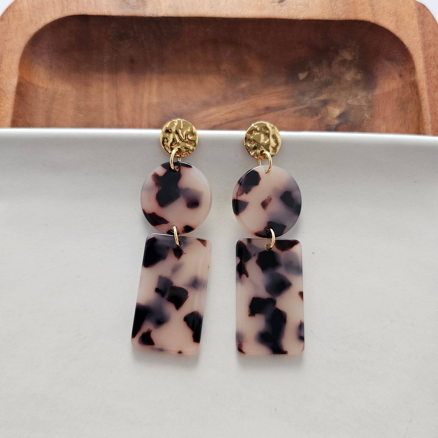 Nora Earrings - Blonde Tortoise // Jewelry, Gifts