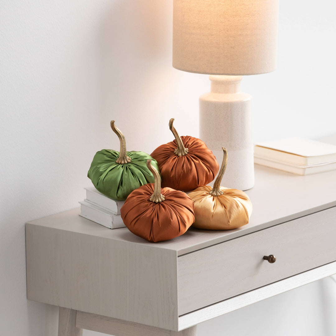 Small Satin Pumpkins