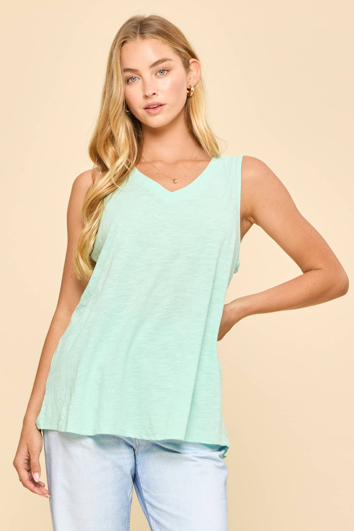 V-Neck Cotton Top