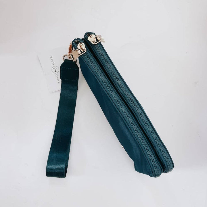 Cove Double Zip Nylon Wristlet Wallet Wholesale