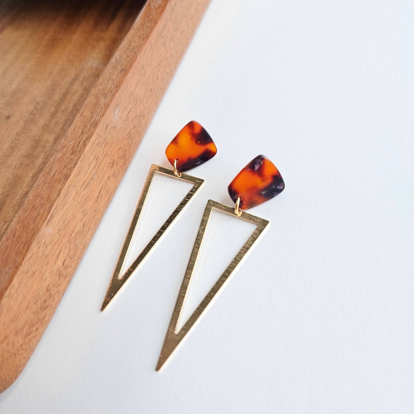 Tinley Earrings - Sedona Tortoise