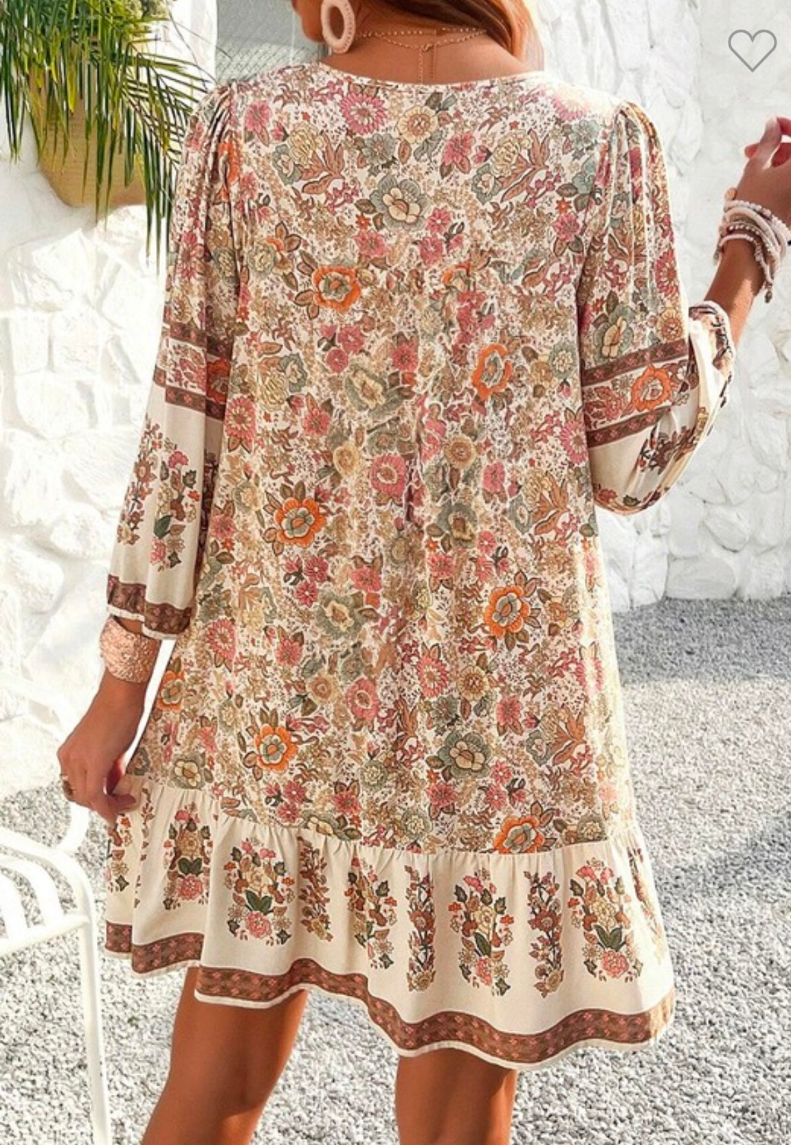 Boho Floral Dress