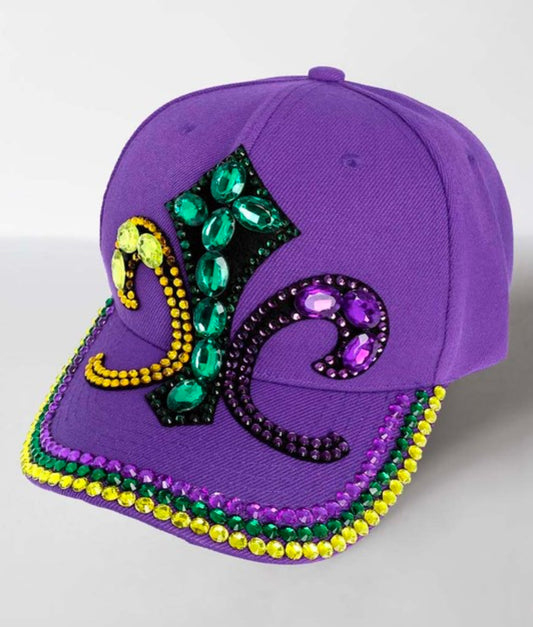 Bling Mardi Gras Hat