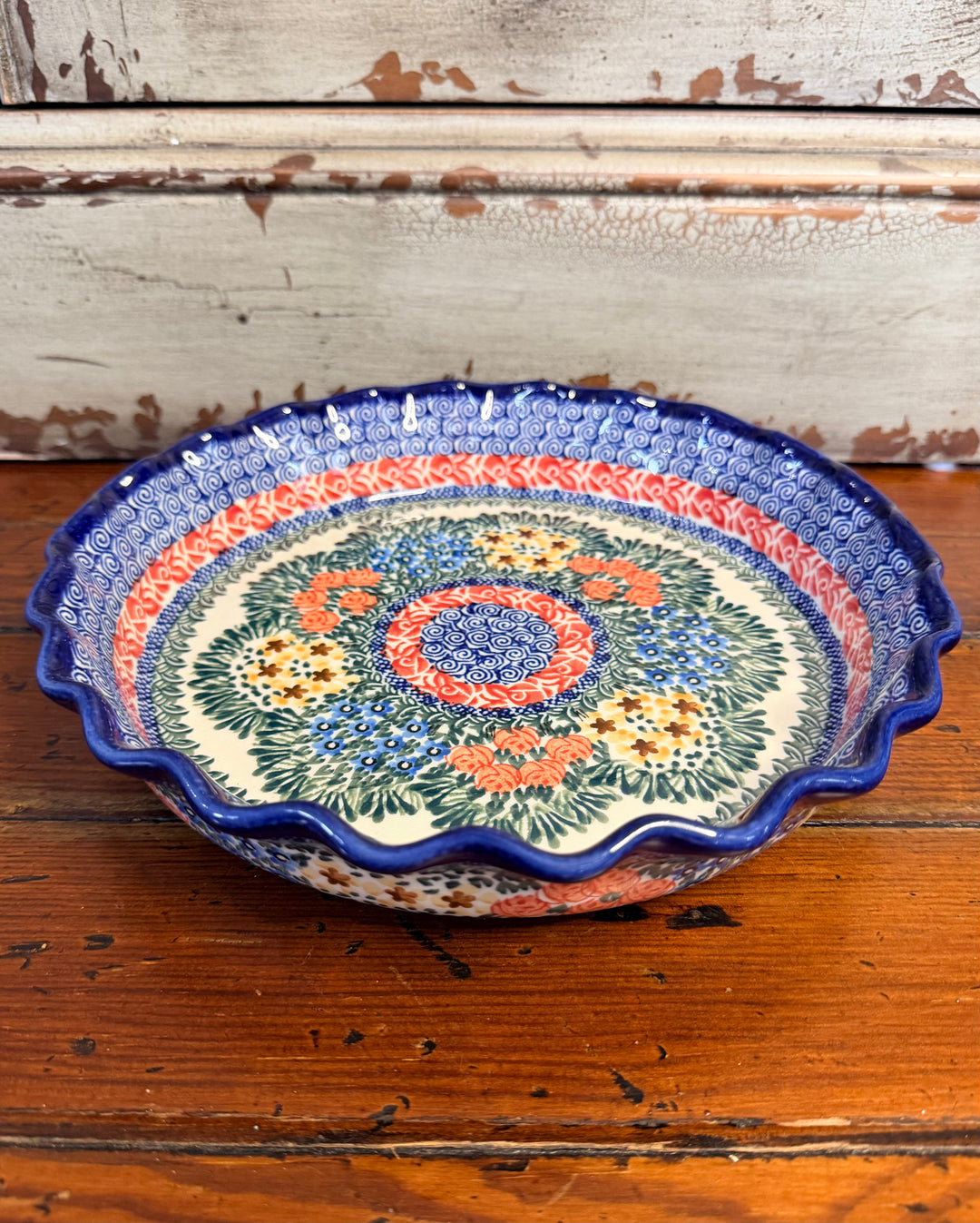10” Unikat Fluted Pie Dish