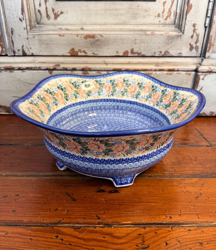 12” Scalloped Unikat Bowl