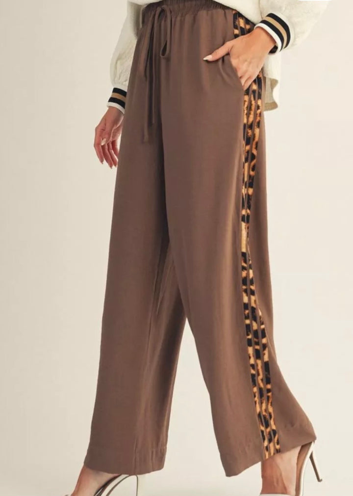 Leopard Striped Pants