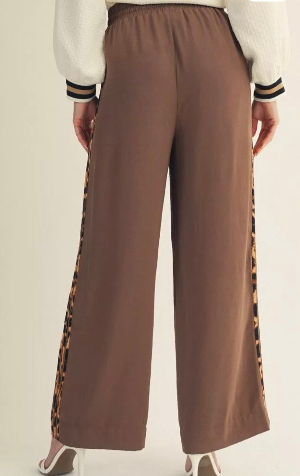 Leopard Striped Pants