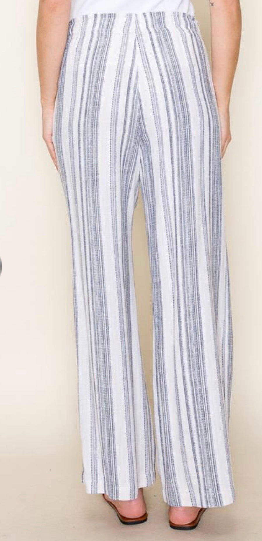 Striped Linen Pants