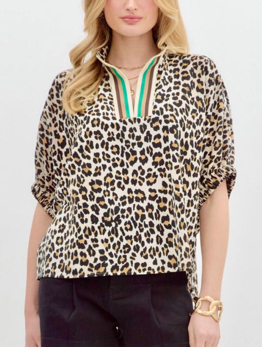 Leopard Blouse